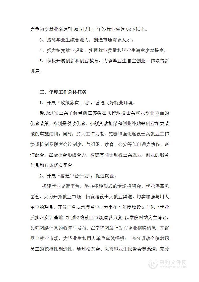 退役士兵就业推荐和创业指导计划