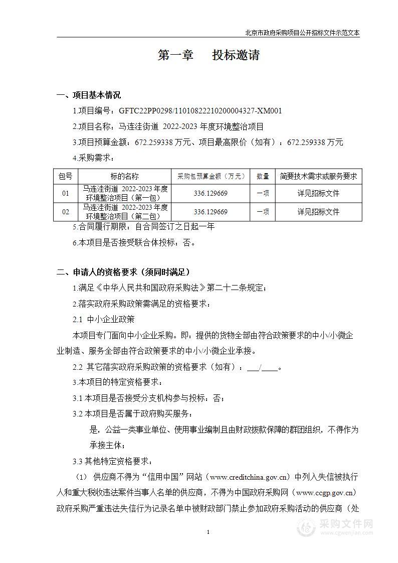 马连洼街道2022-2023年度环境整治项目