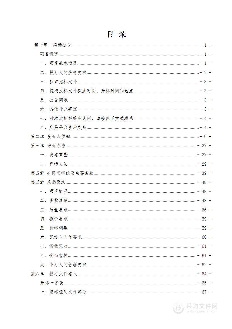 云南省普洱监狱罪犯生活物资采购(第二批)