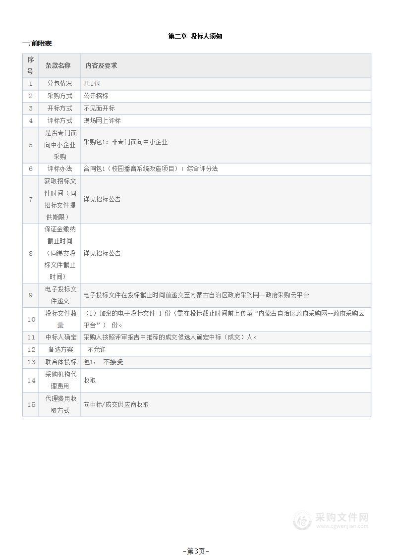 校园播音系统改造项目