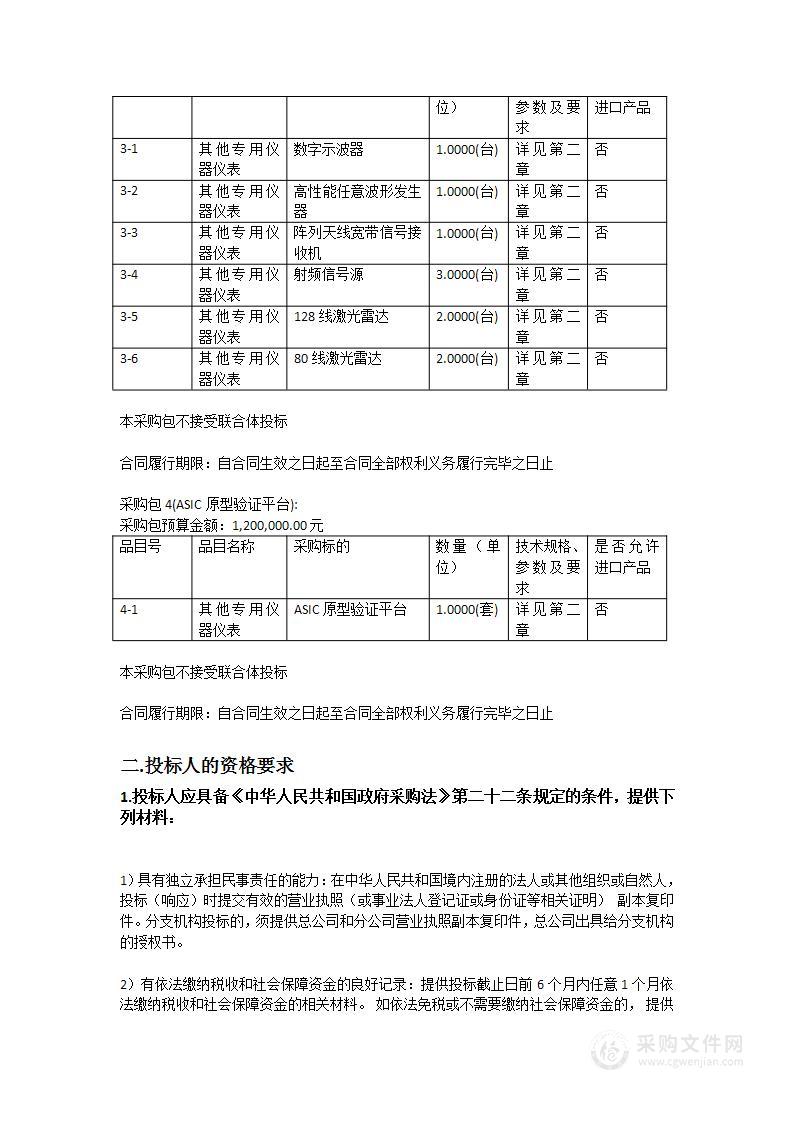 硬件加速器等设备采购