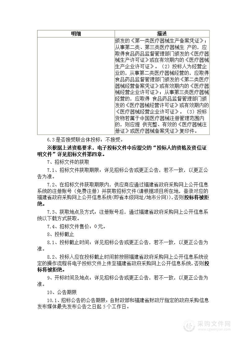 三明市中西医结合医院实训中心建设设备货物类采购项目