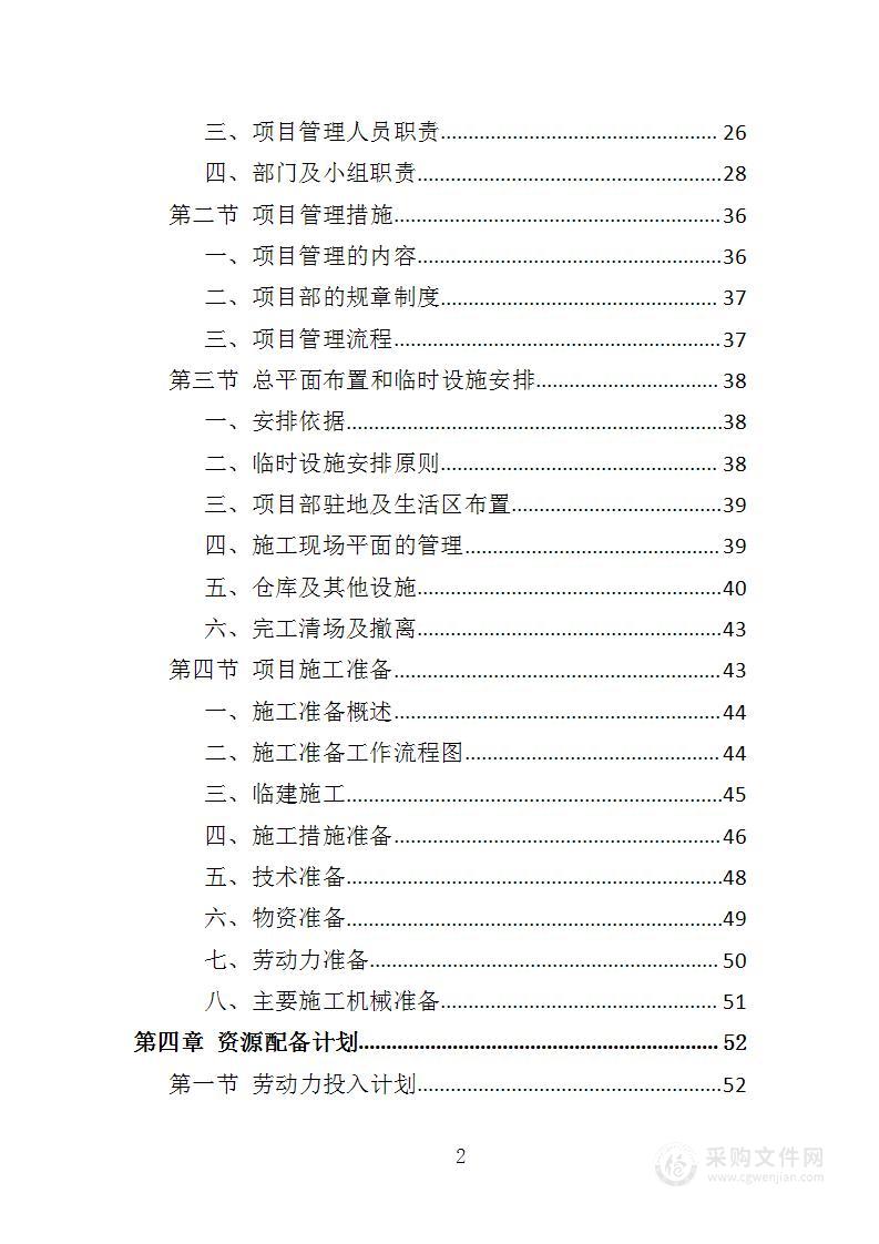 抗旱应急水源工程投标方案