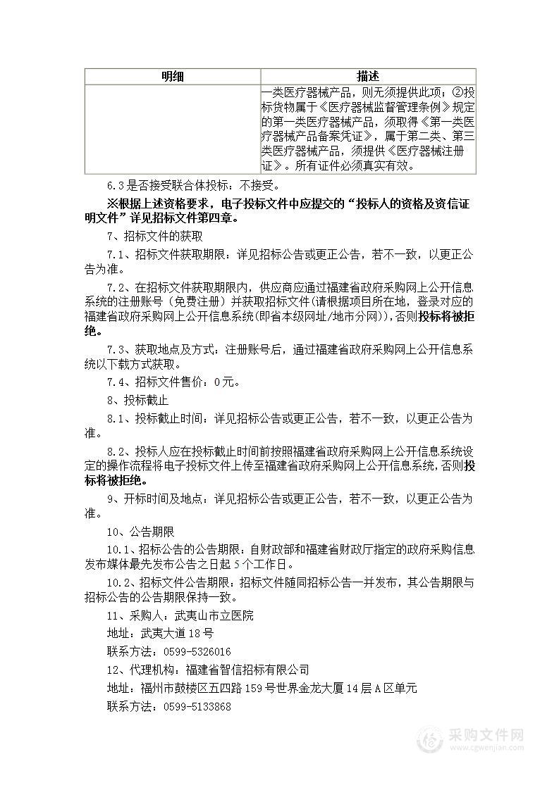 武夷山市立医院皮肤科专项能力提升皮秒设备货物类采购项目