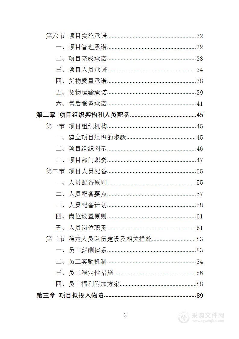 电教设备采购投标方案