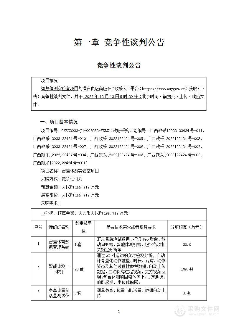 智慧体测实验室项目