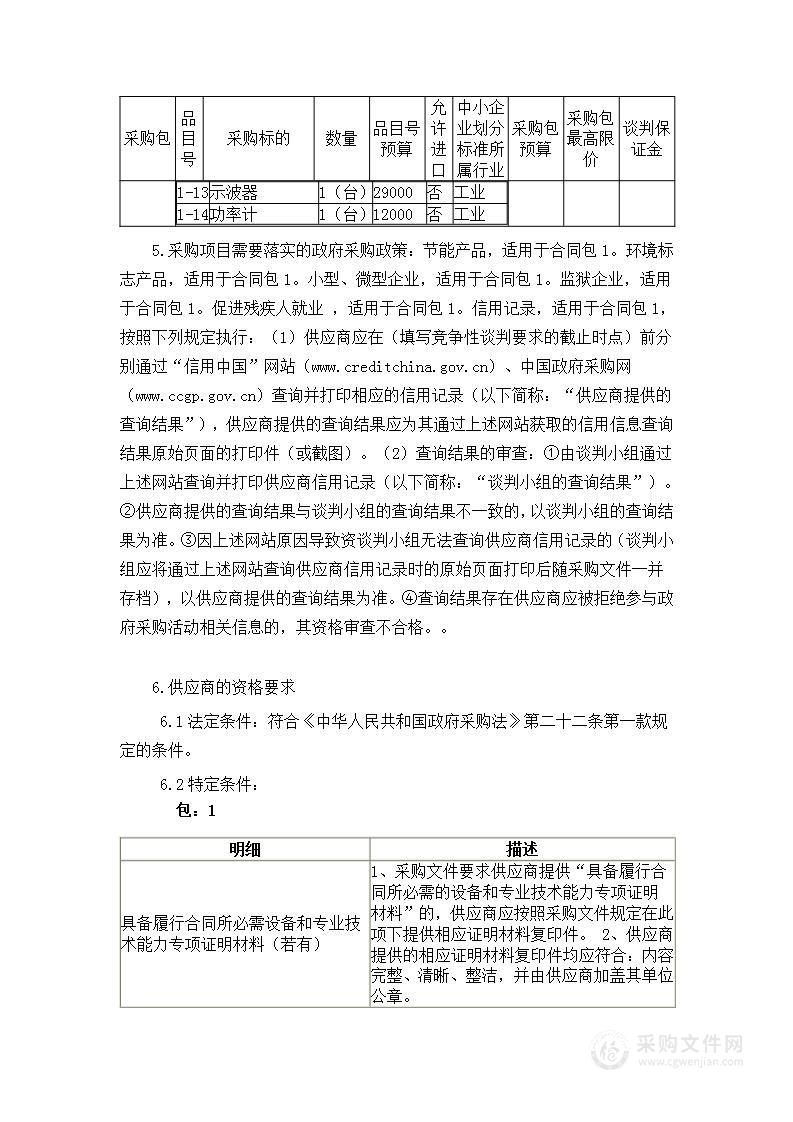 黎明职业大学集成电路创新实验设备货物类采购项目