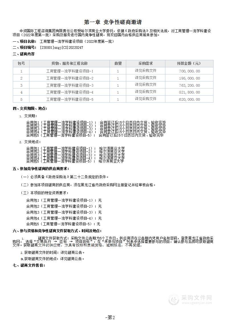 工商管理一流学科建设项目（2022年度第一批）