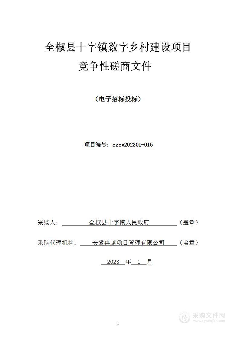 全椒县十字镇数字乡村建设项目