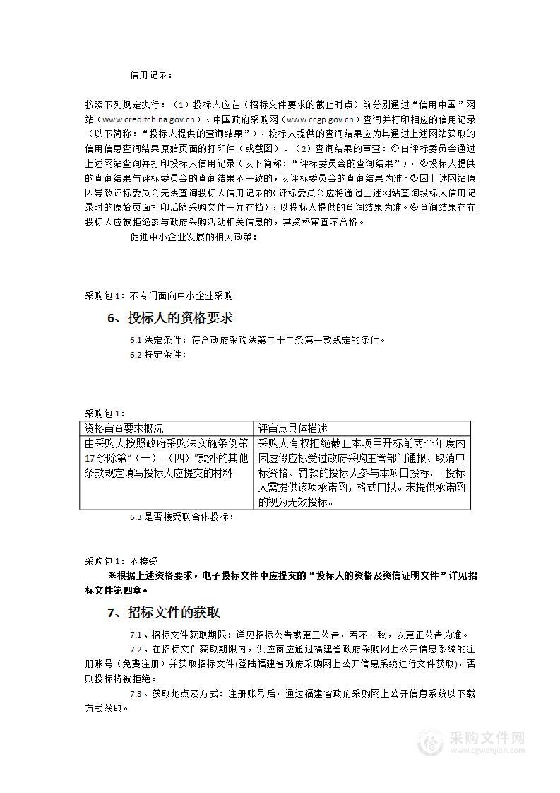 福建省林业局局机关物业管理服务采购