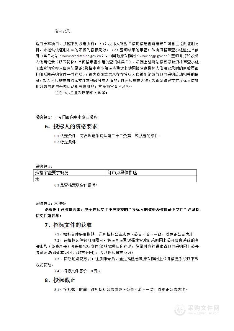 福建商学院文旅融合数字化补充更新项目货物类采购项目