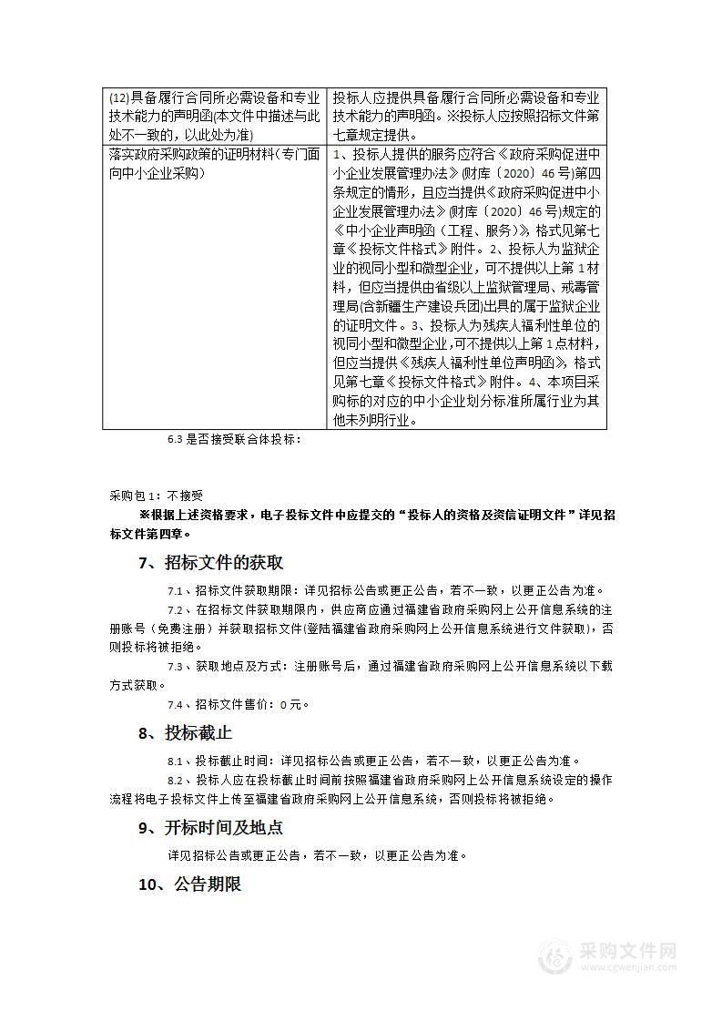 福建省长乐职业中专学校汽车专业教学设备维护服务采购项目