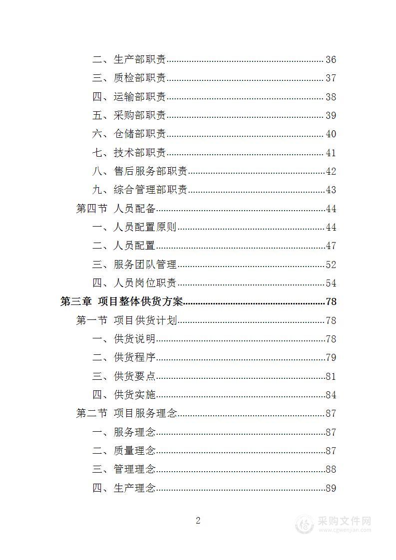 抗震支架采购投标方案