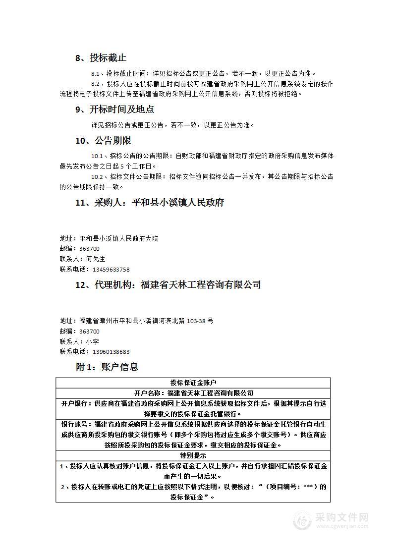 小溪镇高标准生态果园（五村、内林、联星、联光）示范片有机肥采购项目