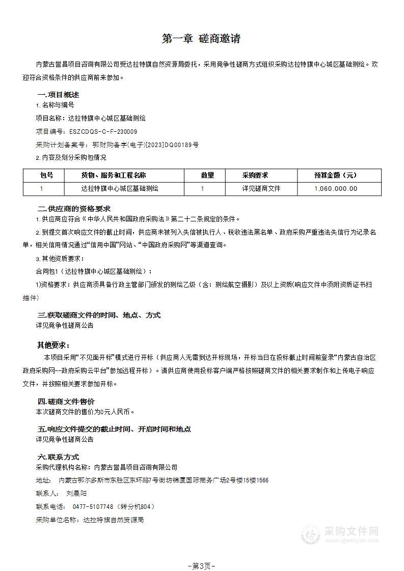 达拉特旗中心城区基础测绘