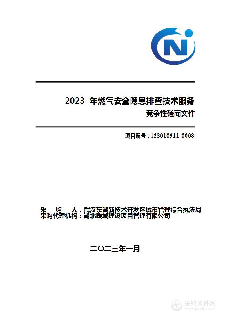 2023年燃气安全隐患排查技术服务