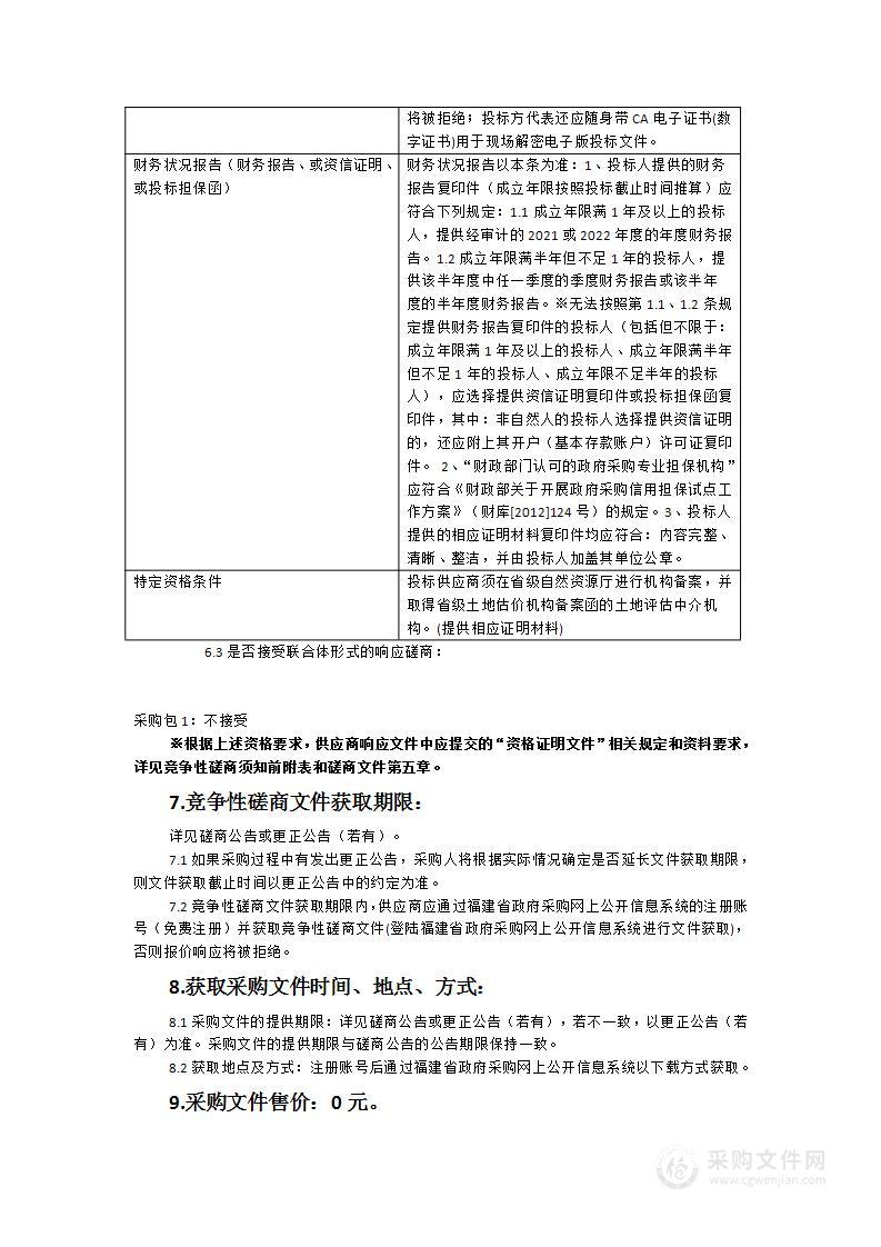 2022年度大田县园林草地分等定级项目