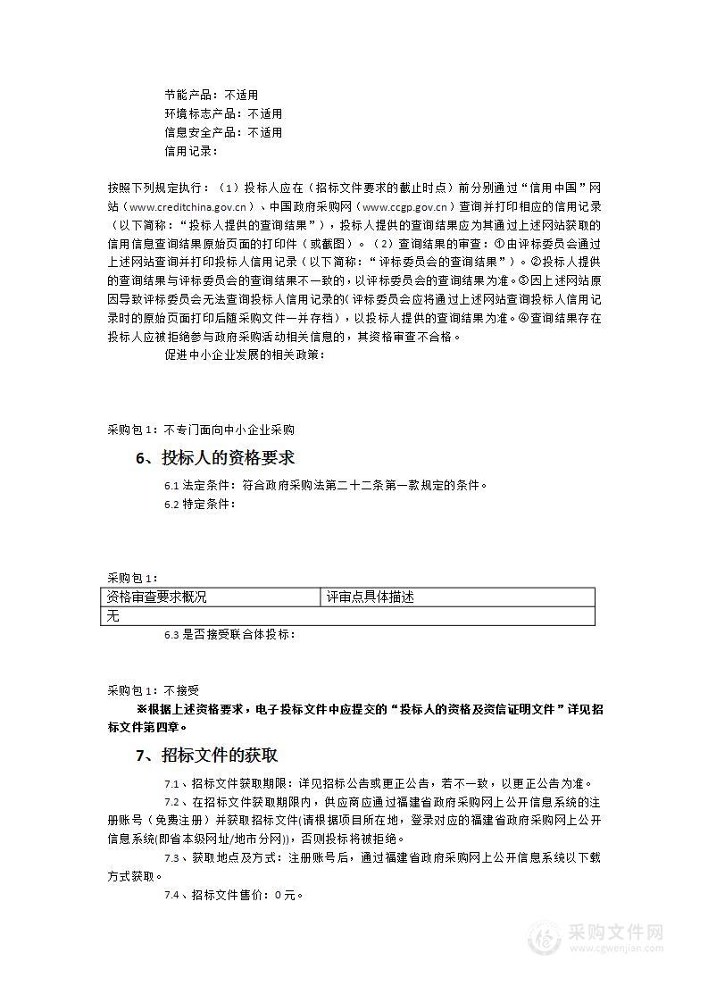 福建省政和国有林场2023年“闽西北山地丘陵生物多样性保护项目”复合肥采购项目