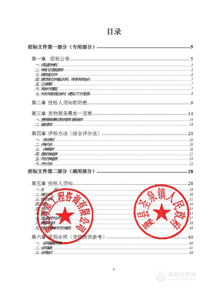 圣泉镇“进村入户”道路商砼、石子采购项目