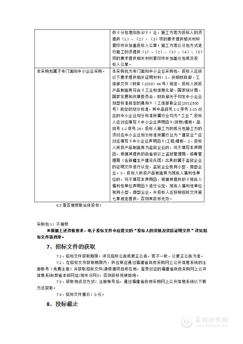 福建船政交通职业学院船员培训中心信息化教室改造建设项目货物类采购项目