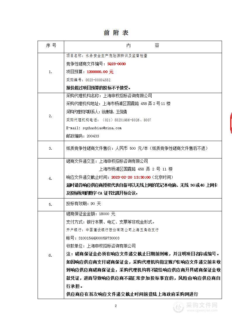 水务安全生产危险源辨识及监督检查