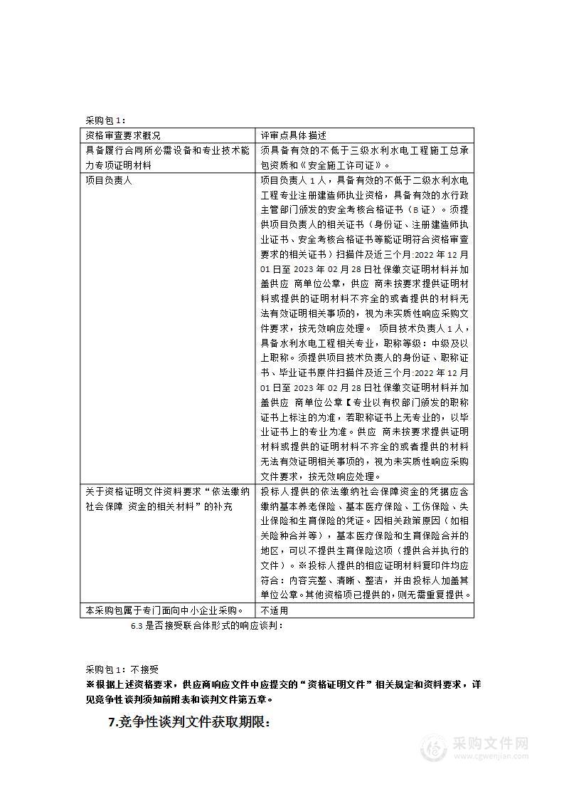 云霄县云陵镇火田溪云下城支流安全生态水系建设项目项目