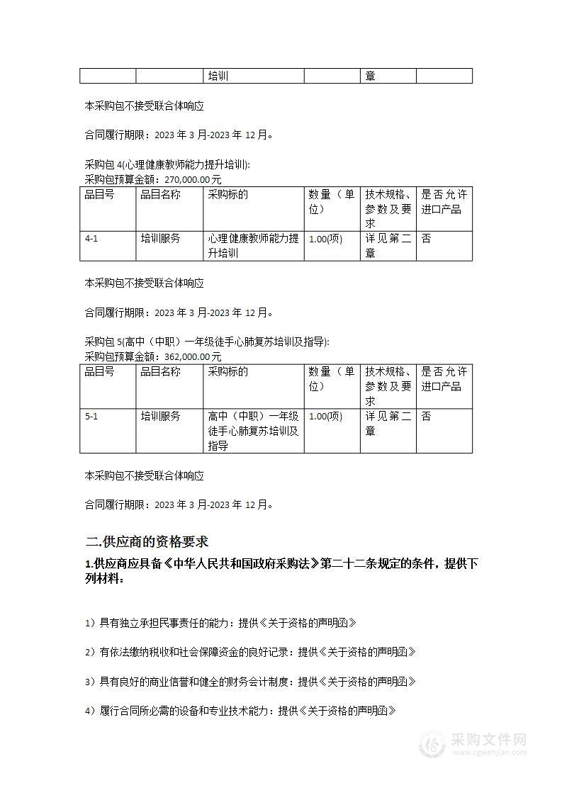 广州市中小学卫生健康促进中心2023年系列培训项目