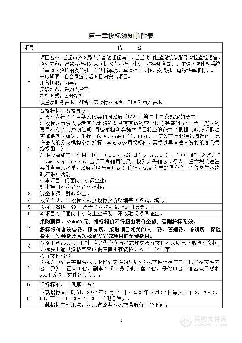 任丘市公安局大广高速任丘南口、任丘北口安装智能安检查控设备