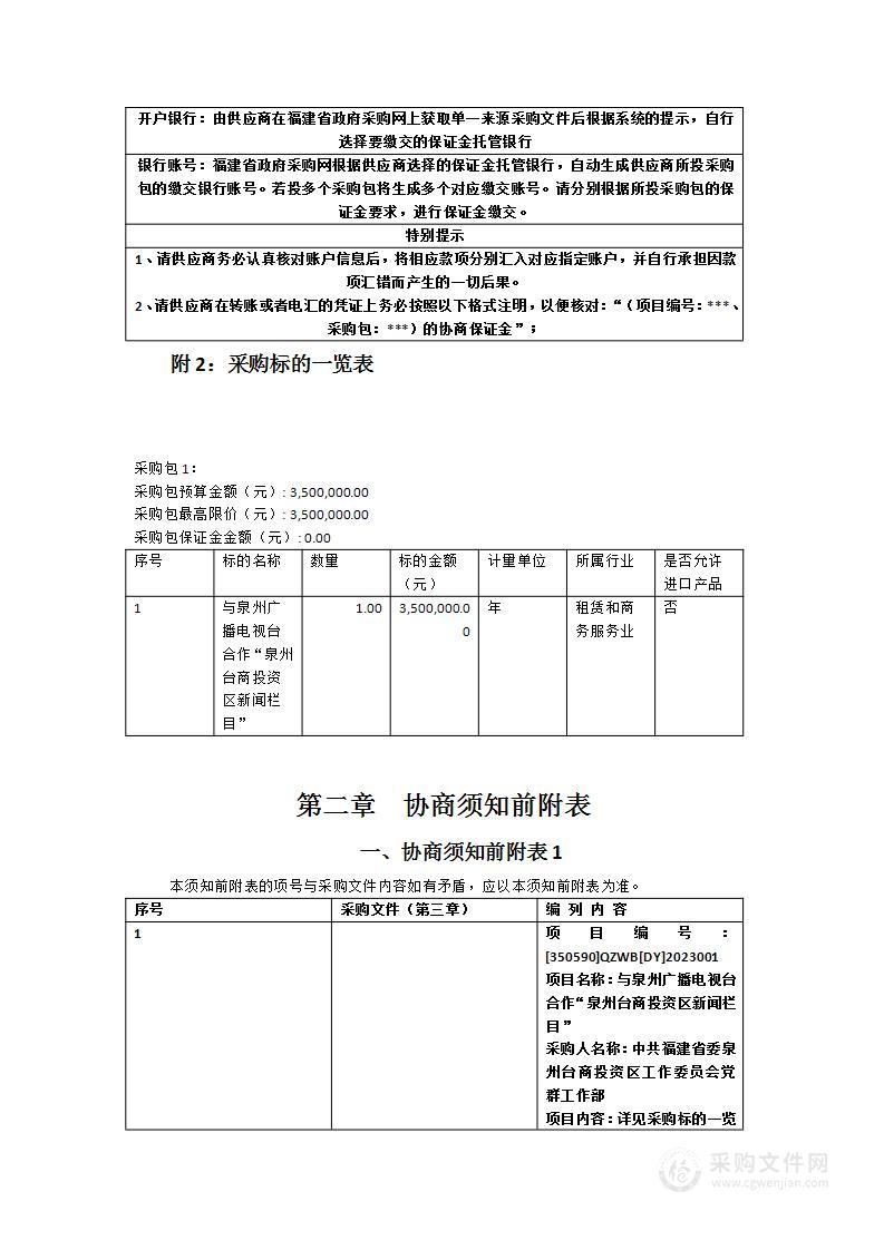 与泉州广播电视台合作“泉州台商投资区新闻栏目”