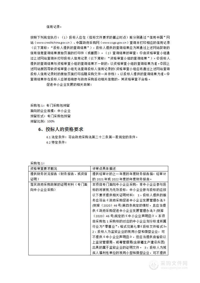 福建省闽江监狱日常办公生活用品货物类采购项目