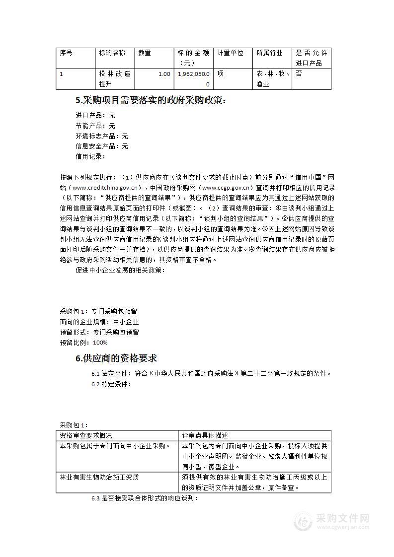 鲤城区松林改造提升项目