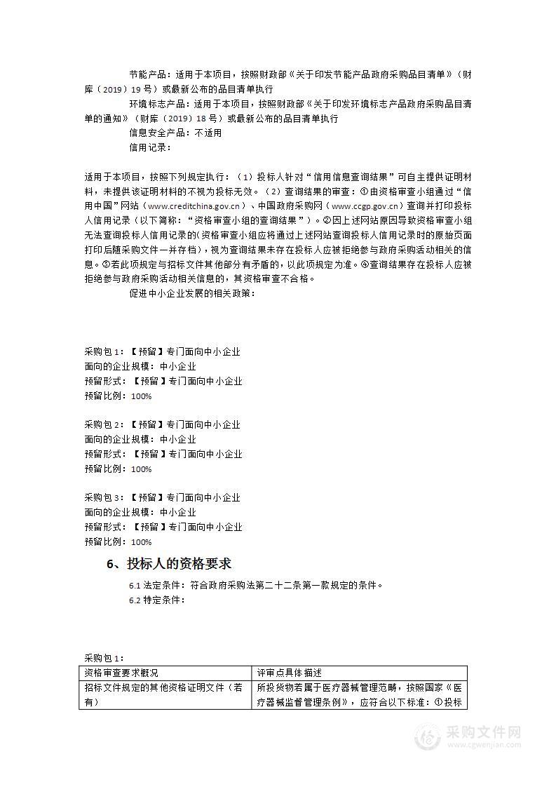 高流量呼吸湿化治疗仪、呼吸热量代谢测试仪、连续性血液净化机采购项目