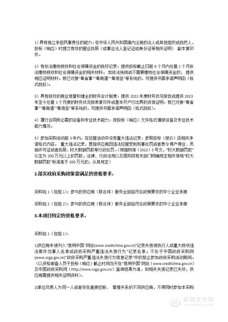 广东省郁南林场2023年森林质量精准提升（新造林抚育）项目