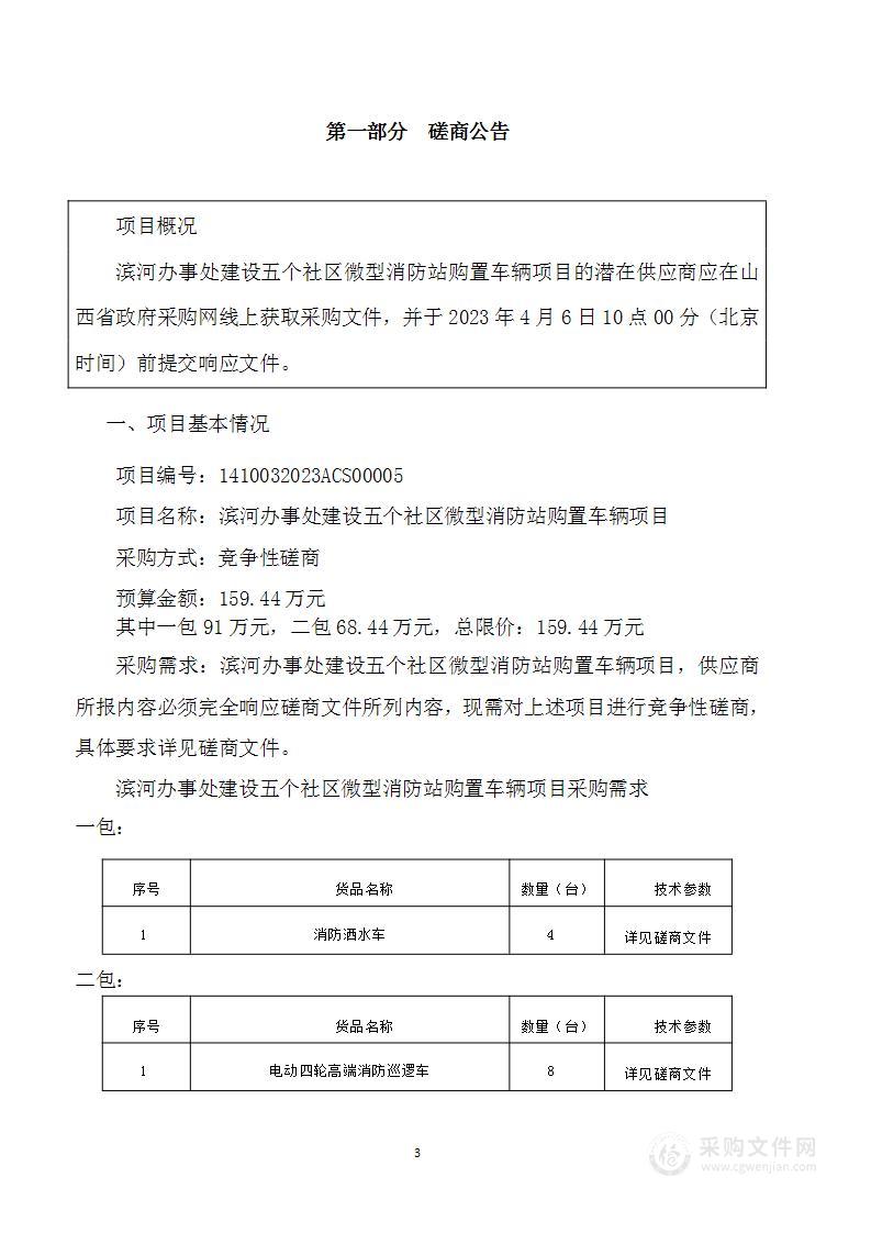 临汾市尧都区滨河办事处消防洒水车项目