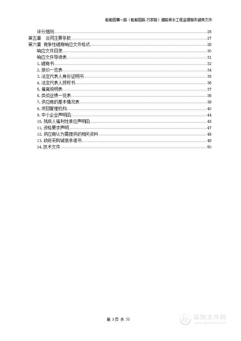 船舶园横一路（船舶园路-万家路）道路排水工程监理