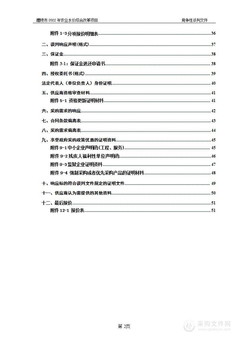 醴陵市2022年农业水价综合改革项目