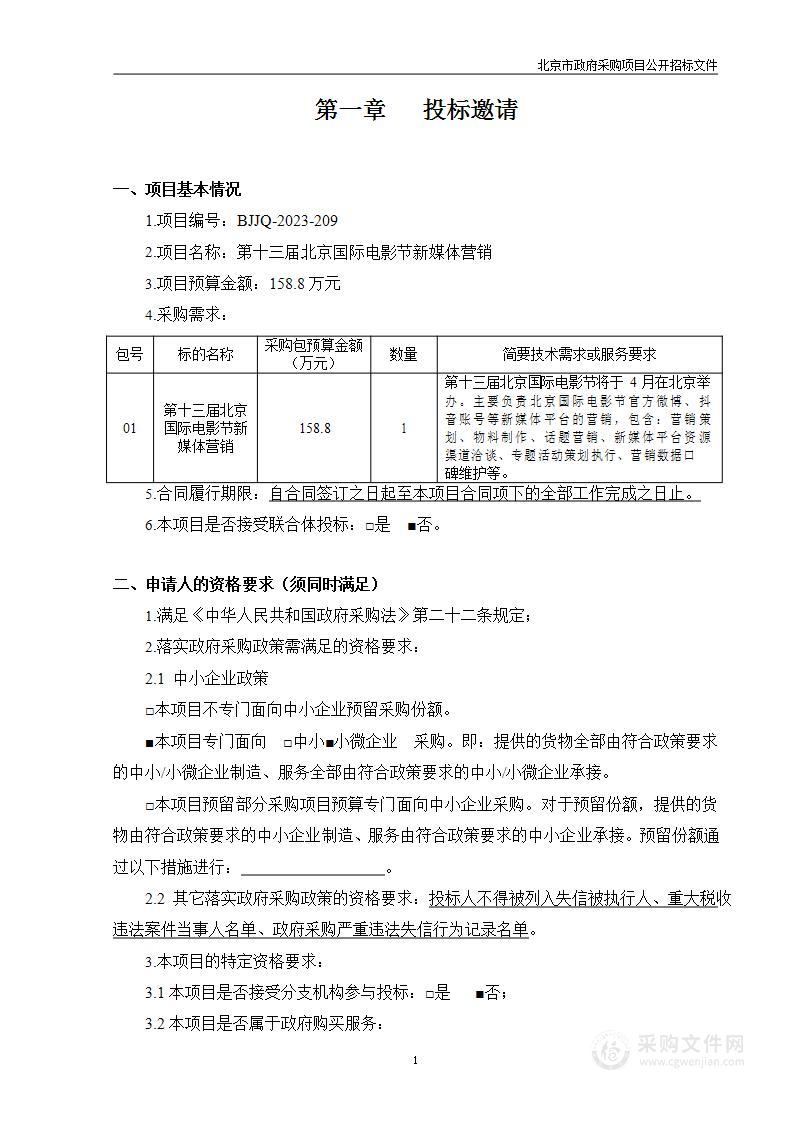 第十三届北京国际电影节新媒体营销