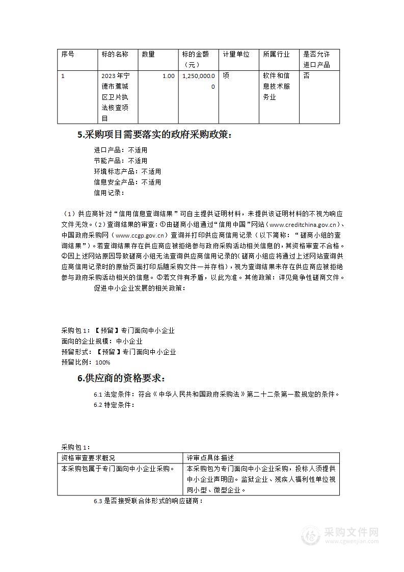 2023年宁德市蕉城区卫片执法核查项目