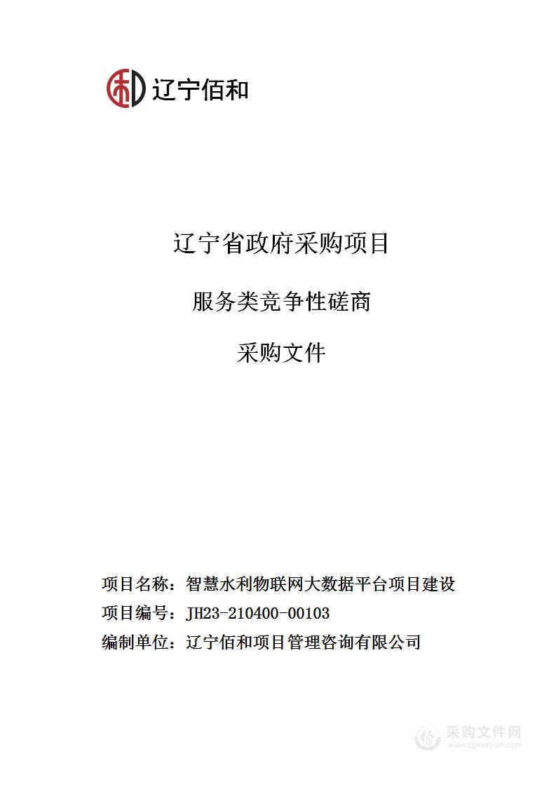 智慧水利物联网大数据平台项目建设