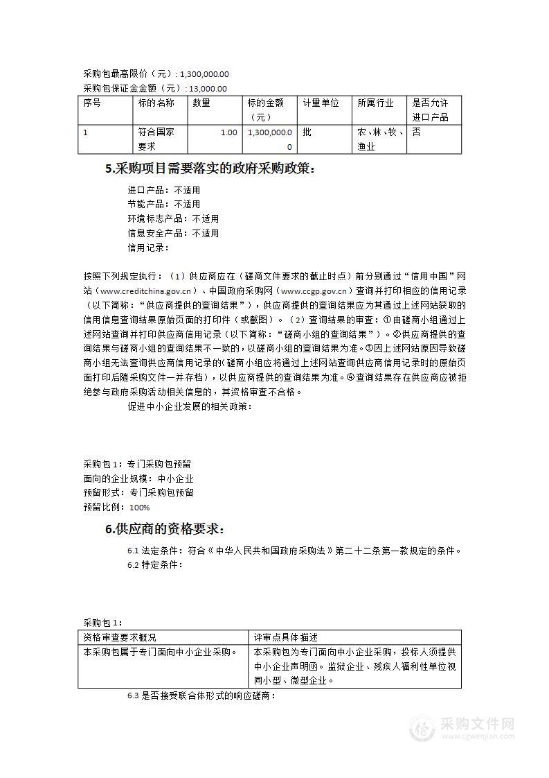 建设“三项技术”绿色高效标准化茶叶生产基地项目