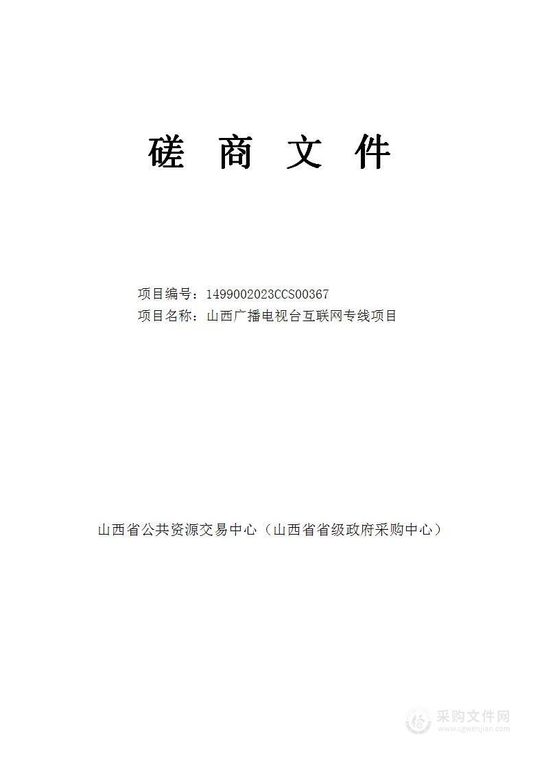 山西广播电视台互联网专线项目