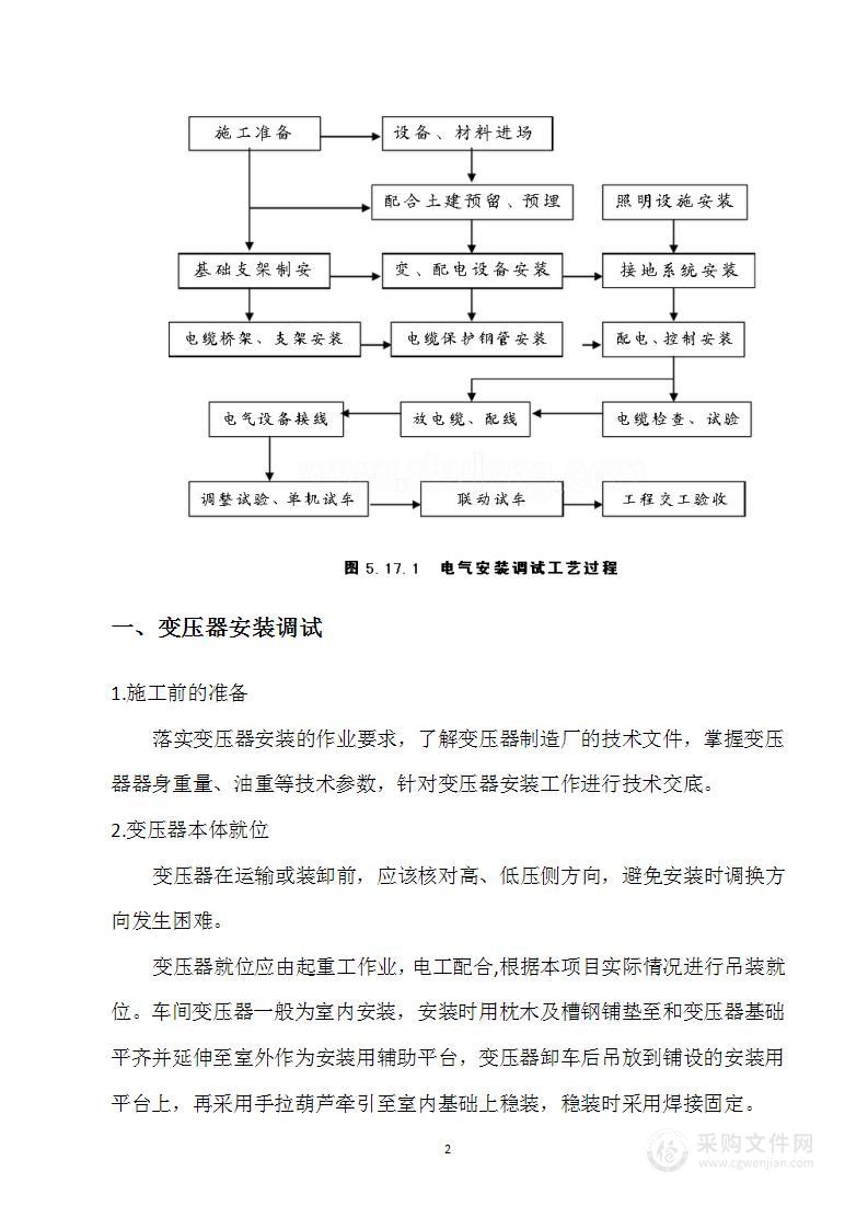 配电工程施工方案