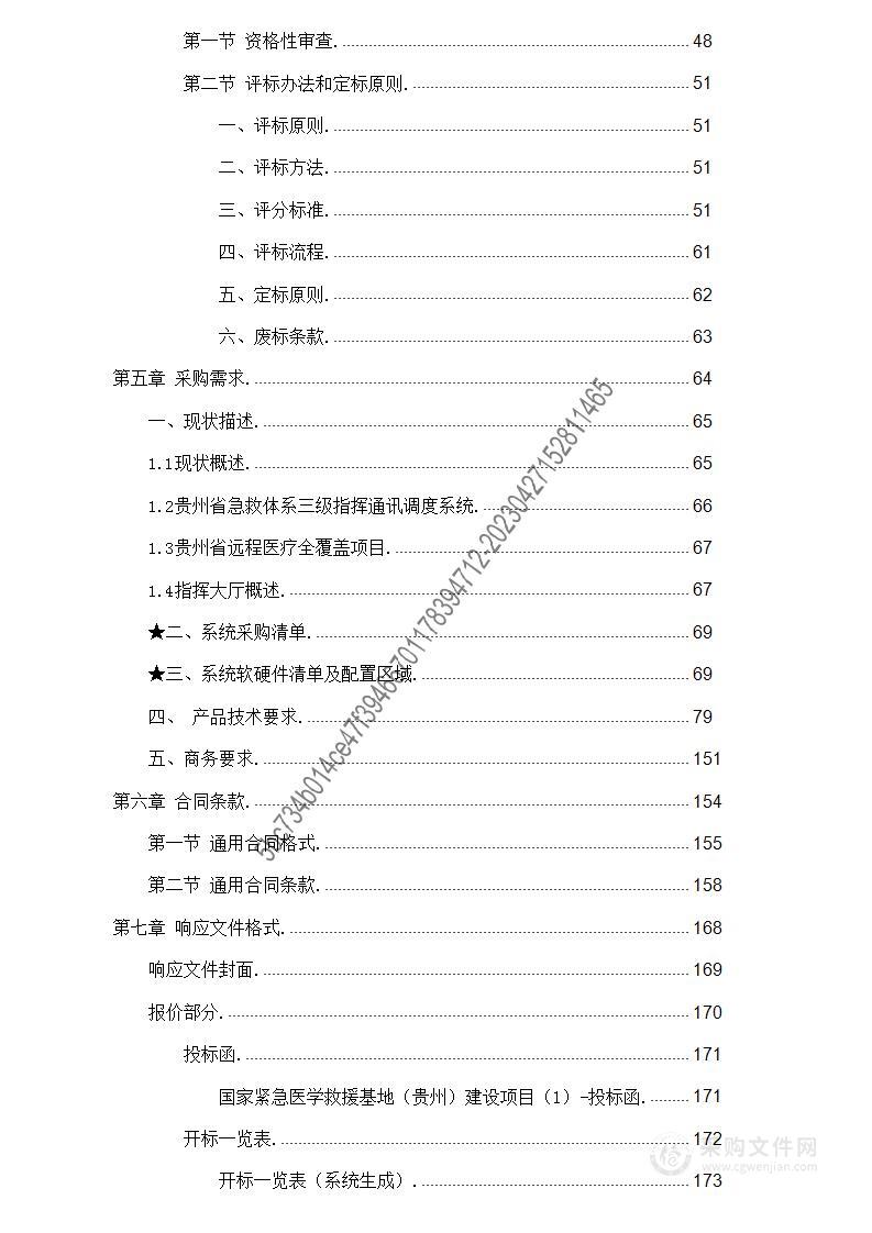 国家紧急医学救援基地（贵州）建设项目（1）