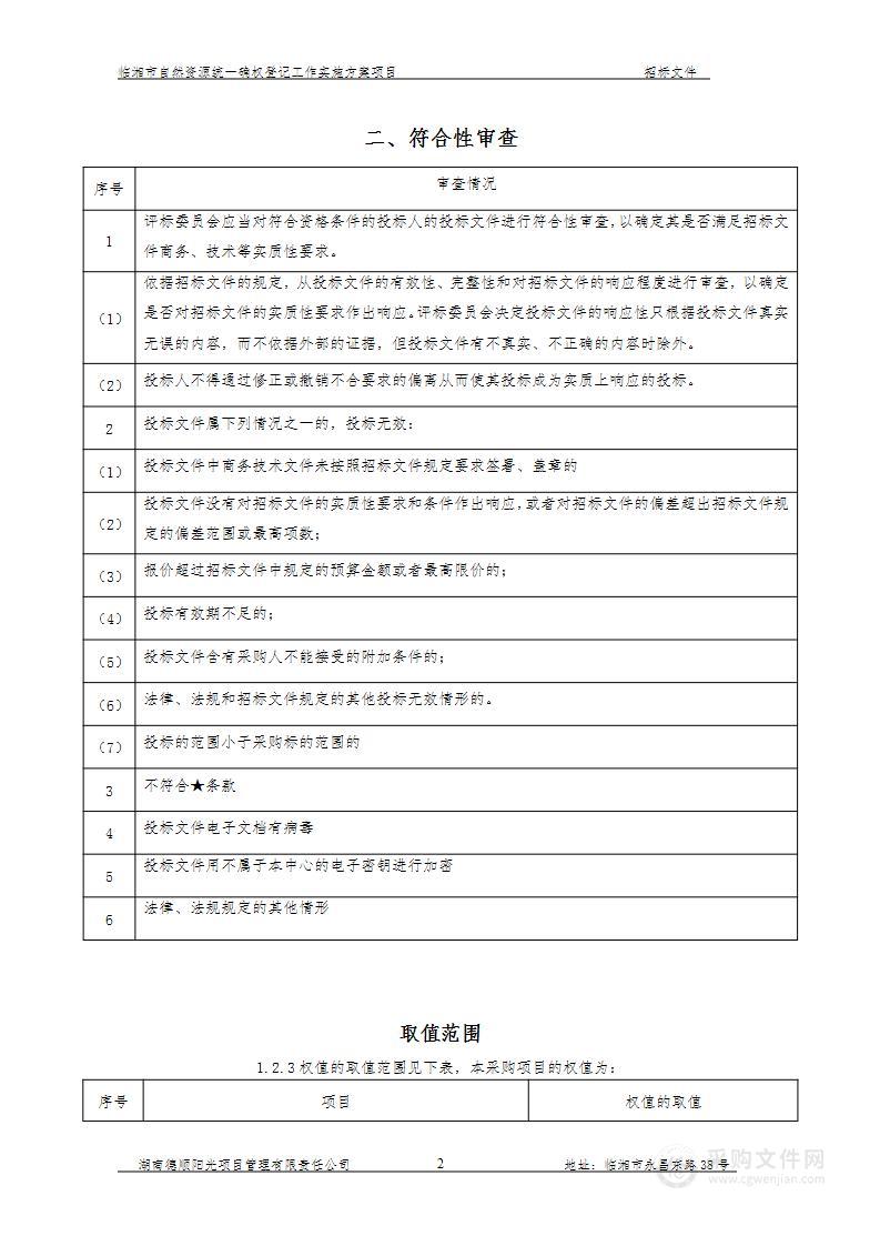 临湘市自然资源统一确权登记工作实施方案项目