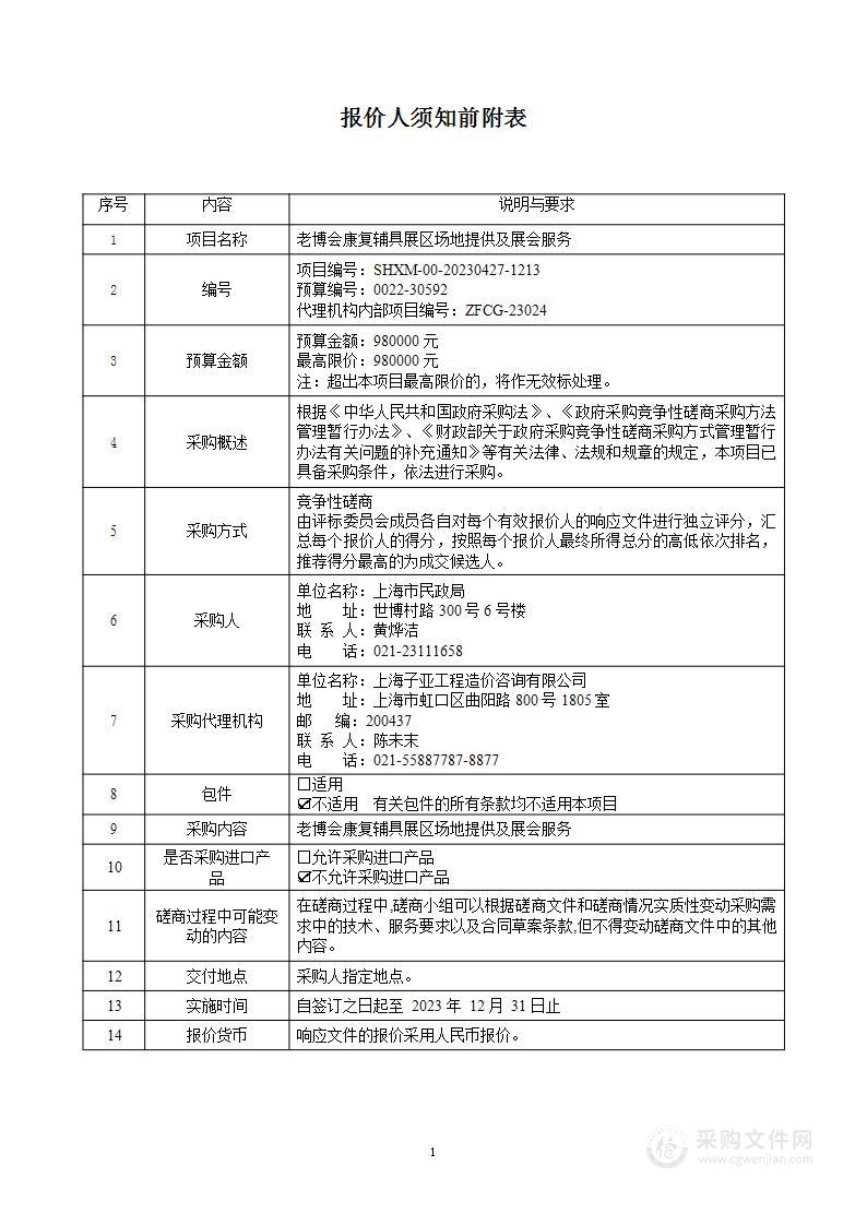 老博会康复辅具展区场地提供及展会服务