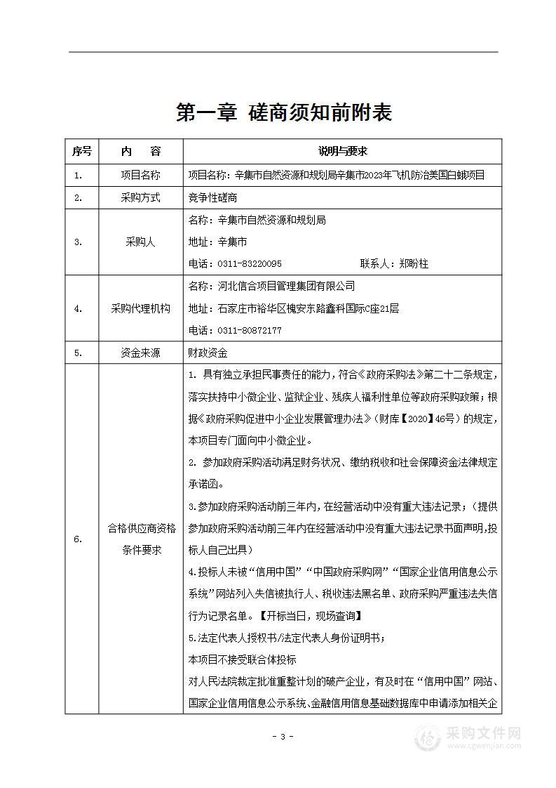 辛集市自然资源和规划局辛集市2023年飞机防治美国白蛾项目