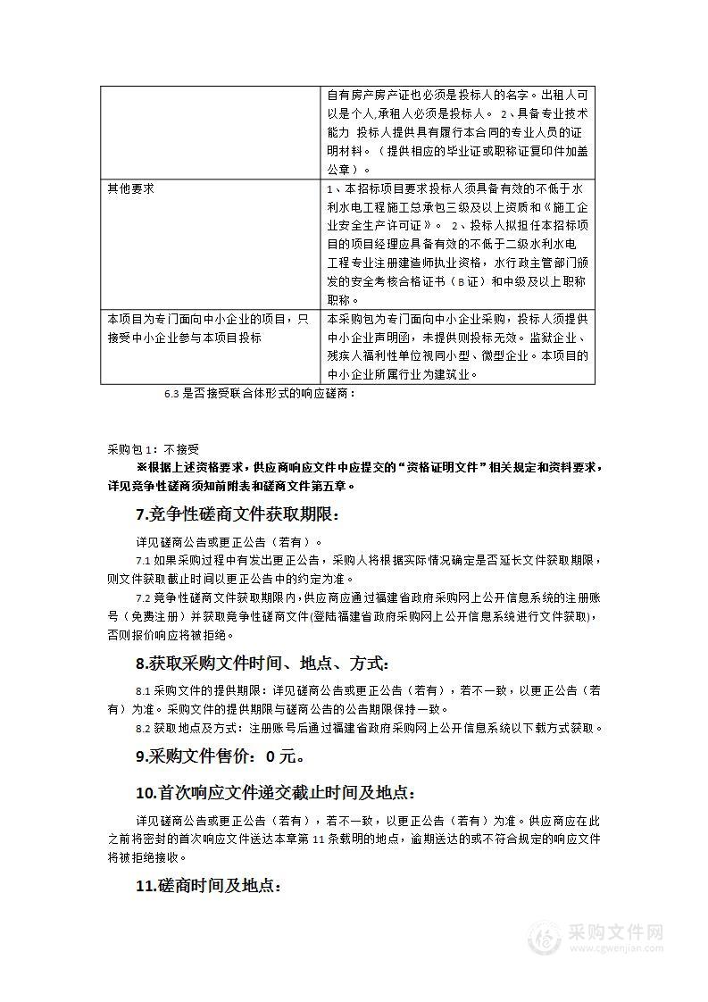 延平区2023年度省级水土流失综合治理项目