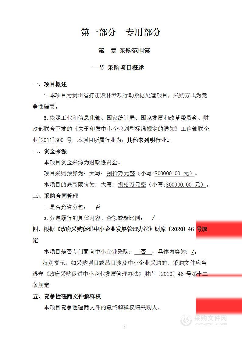 贵州省打击毁林专项行动数据处理项目