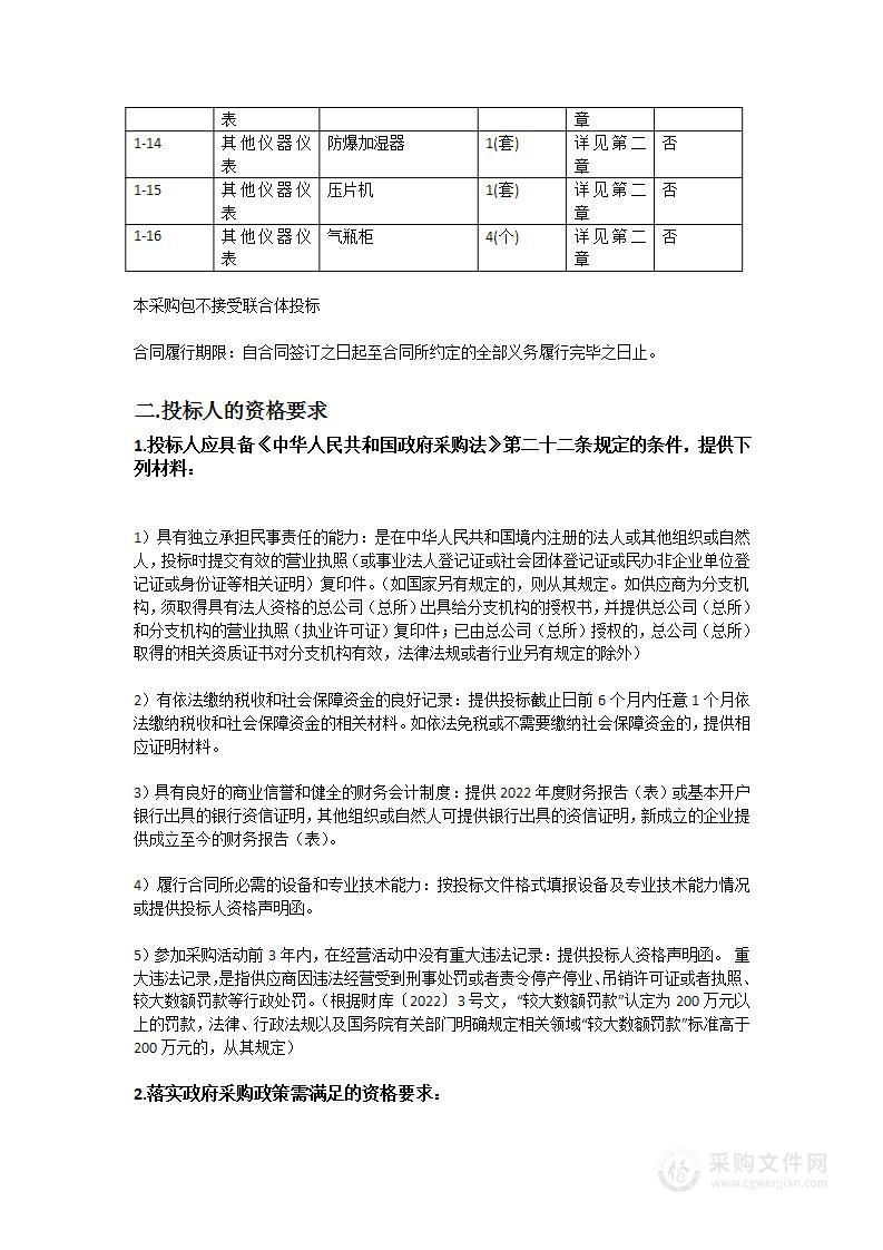 茂名绿色化工研究院石化新材料联合实验室设备采购项目