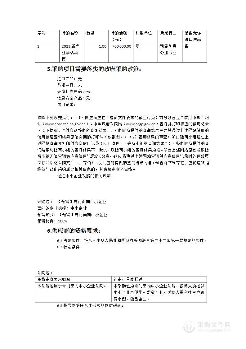 湄洲湾职业技术学院2023届毕业季活动展